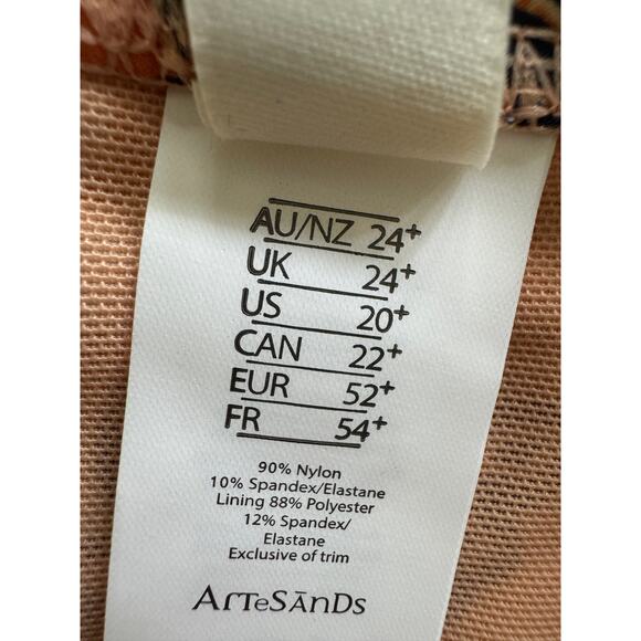 ArteSand Bikini Bottoms Salmagundi Botticelli High Waist Swim Pant NWT PLUS SIZE - Picture 12 of 14